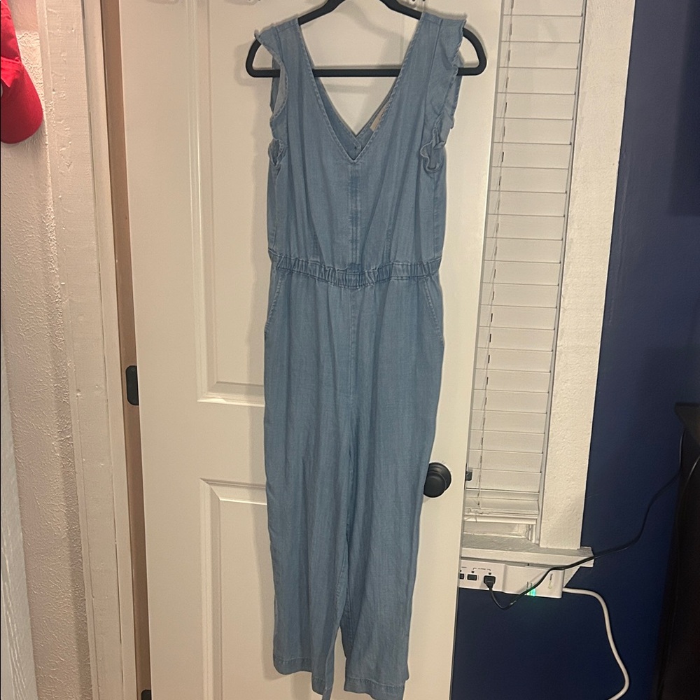 LOFT Light Blue Denim Top